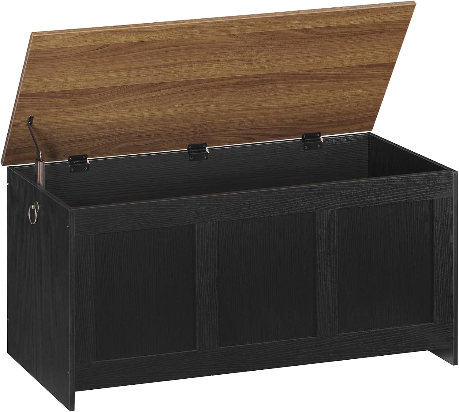 AUCT 22264 - $70 HOOBRO Storage Bench, 39.3" Retro Wooden Storage Chest, Wooden Storage Trunk, Toy Ches