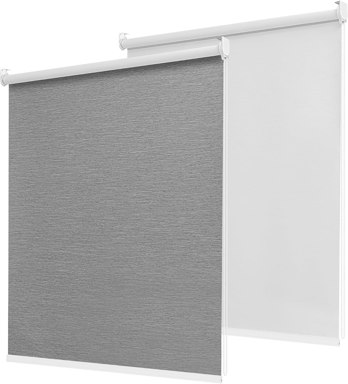 AUCT 20529 - 100% Blackout Roller Shades for Indoor Windows with Thermal Insulated Fabric UV Protection