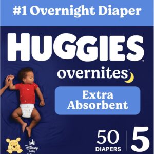 AUCT 22482 - Huggies Overnites Diapers Size 5, 50 Count