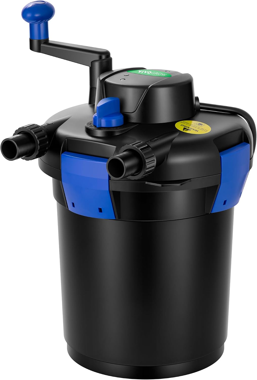 AUCT 22624 - $110 VIVOGROW Bio Pressure Pond Filter, with 13W UV-C Light, 1050 GPH Suitable for Koi Pon