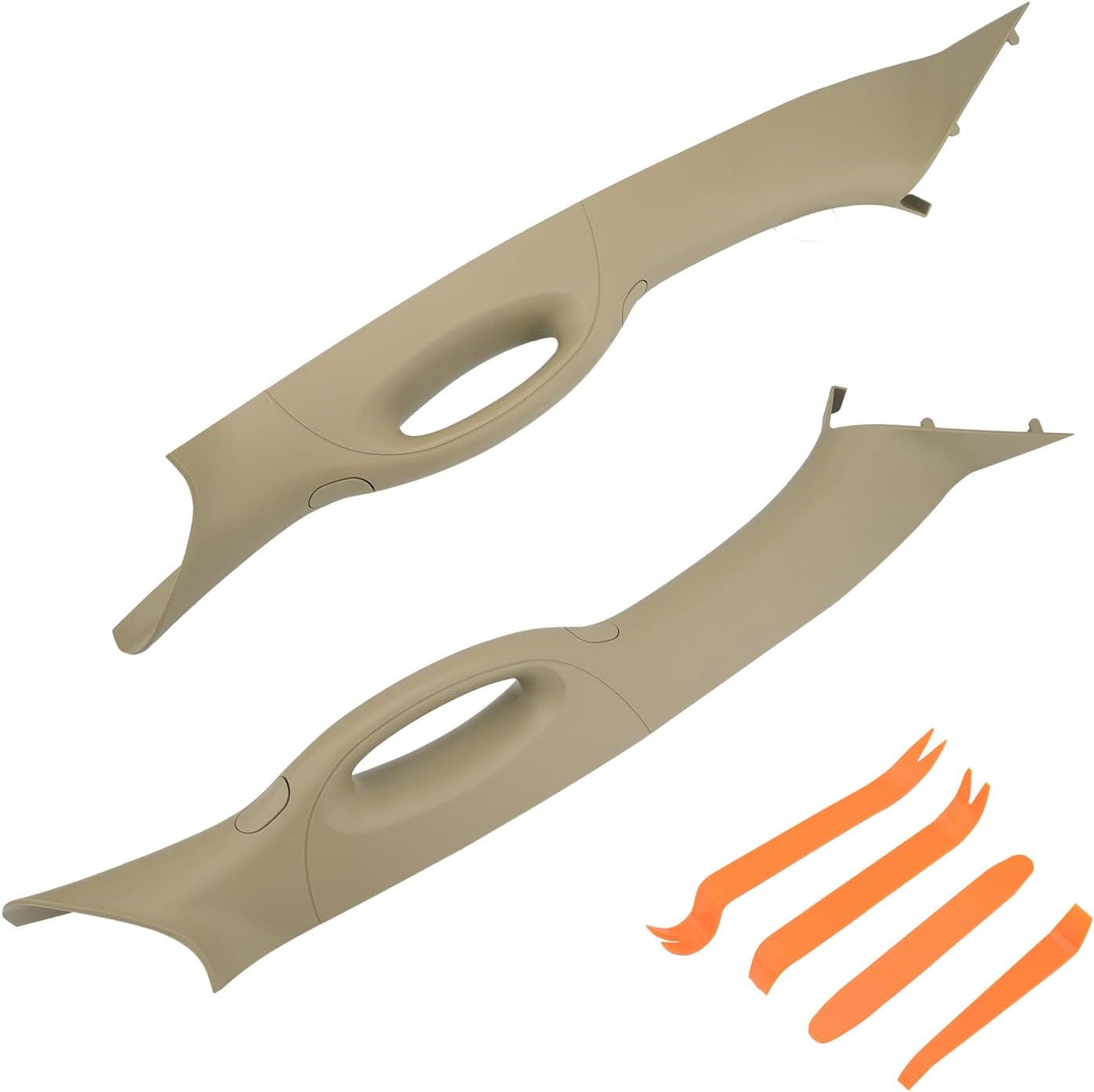 AUCT 22489 - $54 A Pillar Interior Trim Grab Handle 1 Pair 4L3Z-1503599-AAC/4L3Z-1503598-AAC