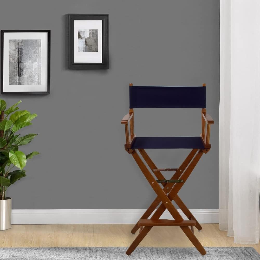 AUCT 22599 - $111 American Trails Extra-Wide Premium 30" Director's Chair Black Frame with Black Canvas - Image 2