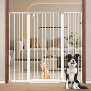 AUCT 20483 - $144 Fairy Baby 51.1" Extra Tall Pet Gate 48.5"-56.2" Extra Wide Tall Dog Gates