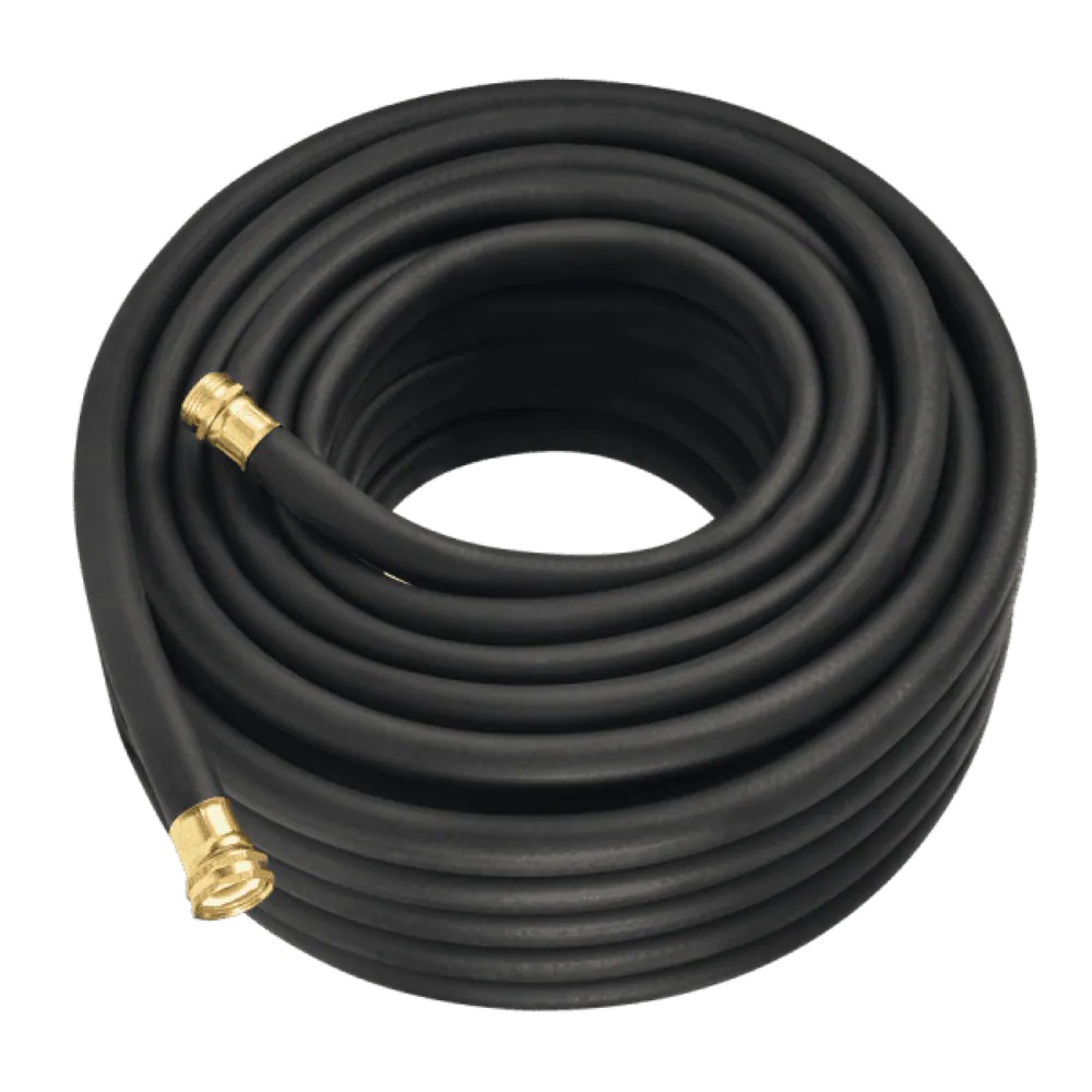 AUCT 20428 - $61 FLEXON 1/2-in x 100-ft Premium-Duty Rubber Black Hose - Image 2