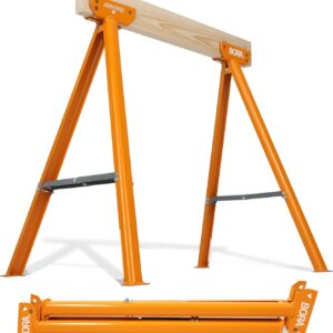 AUCT 22561 - BORA Jobhorse Saw Horse Brackets 2x4, Steel Folding Sawhorse Legs