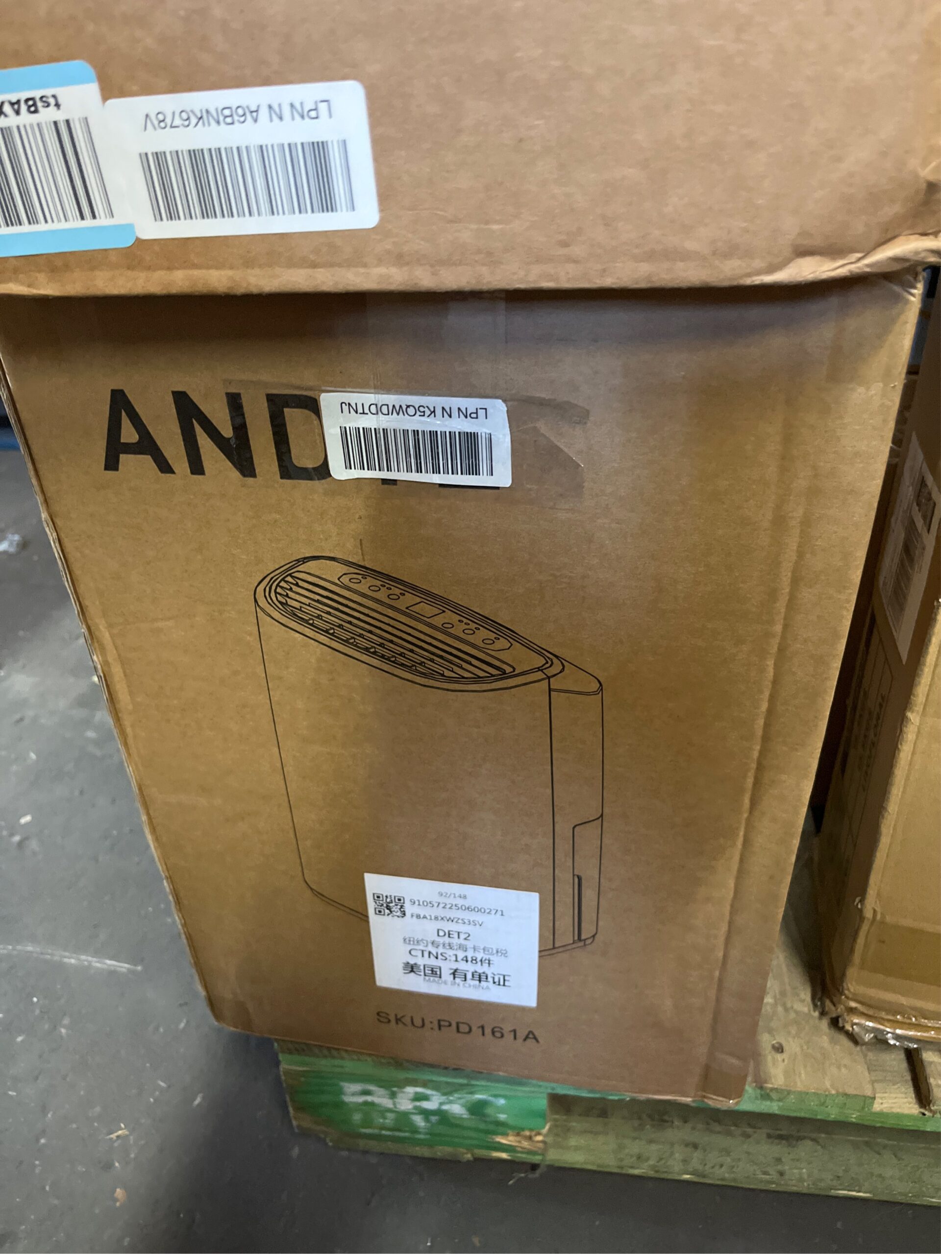 AUCT 22217 - $127 2500 Sq.Ft Dehumidifier for Home Basement, ANDTE 34 Pints Dehumidifier with Drain Hos - Image 5