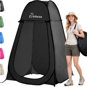 AUCT 21017 - WolfWise Pop Up Shower Tent for Camping Essentials, Compact & Lightweight