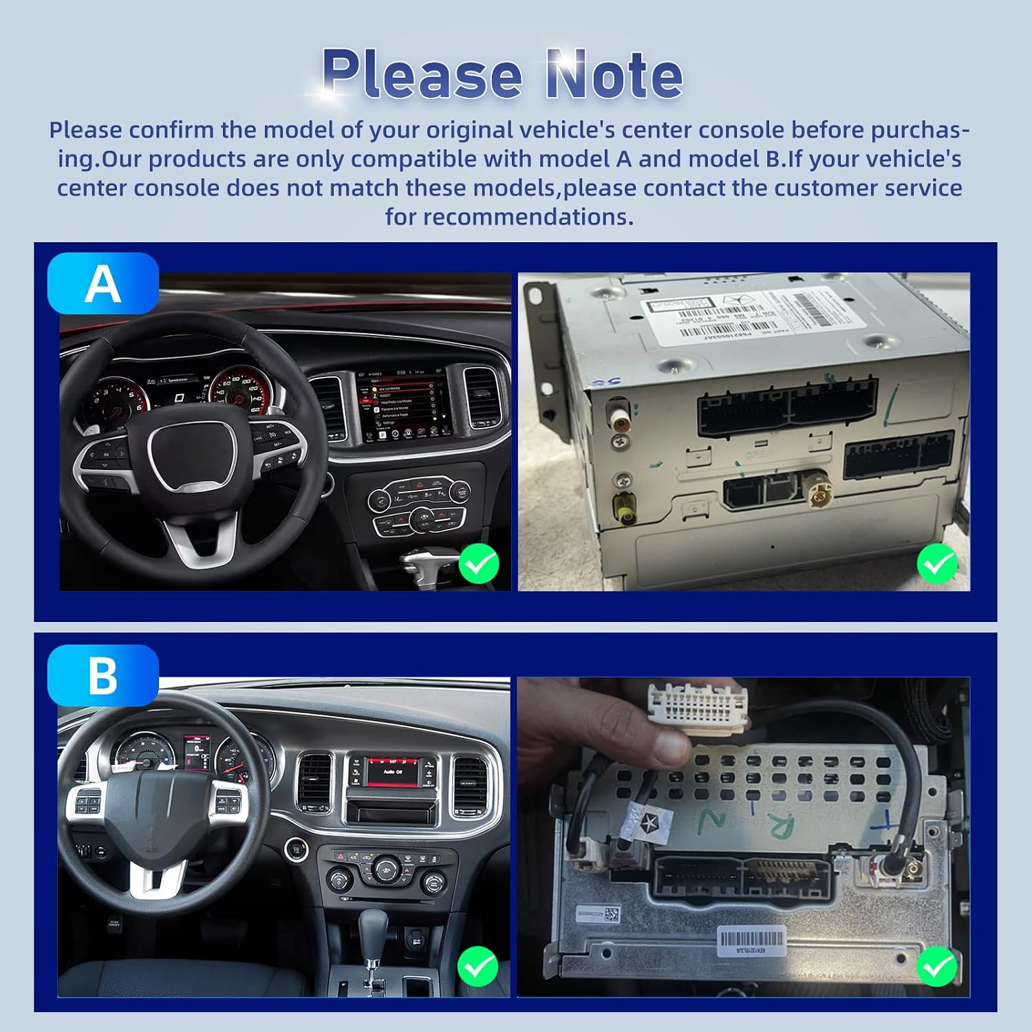 AUCT 21801 - $210 2+64 Volxcereo Car Radio for Dodge Charger 2011 2012 2013 2014 (LHD) - Image 2
