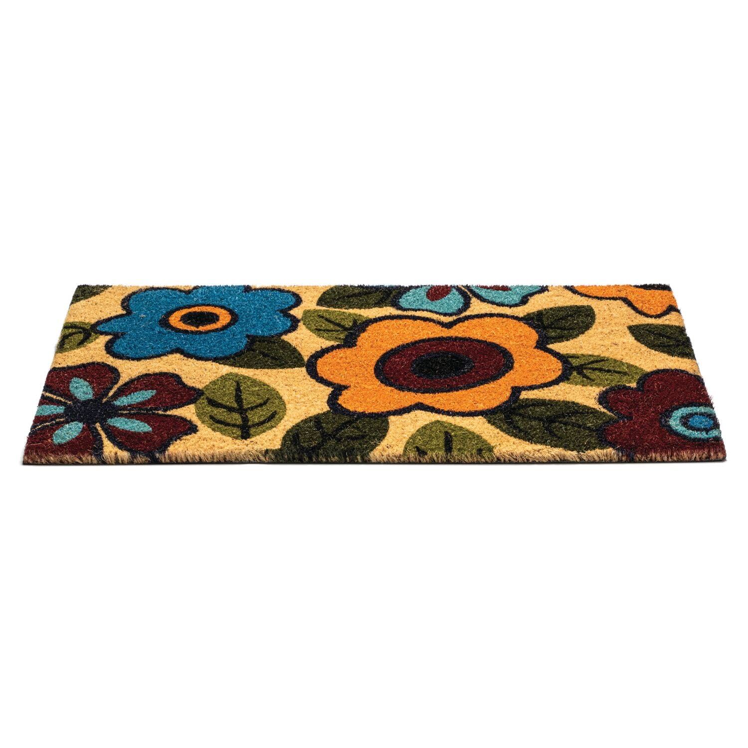 AUCT 22646 - Notrax, Retro Flower, Vinyl-Backed Natural Coir Doormat - Image 3