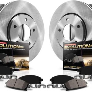 AUCT 20965 - $186 PowerStop Z17 Replacement Brake Pad & Rotor Kit Front & Rear KOE2385