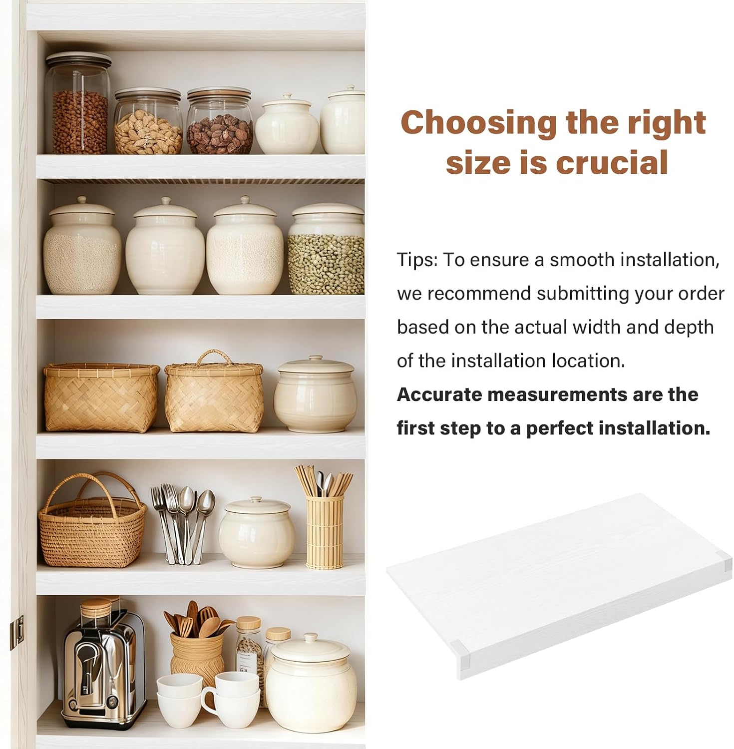 AUCT 20509 - $86 CLICLIE Wire Shelf Covers, 26" W X 12" D PVC Wire Rack Covers for Pantry - Image 2