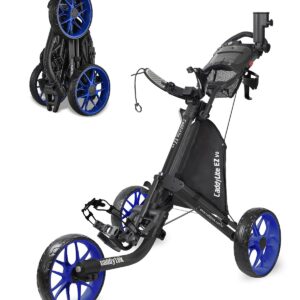 AUCT 20979 - $200 CaddytekCaddyTek EZ-fold 3 Wheel Golf Push Cart Version 8