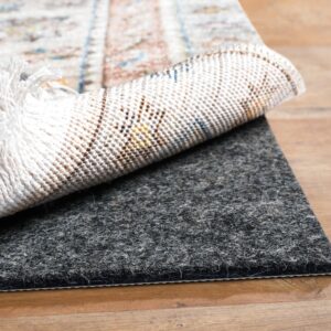 AUCT 20933 - BAGAIL Felt and Natural Rubber Backing Rug Pads 1/4" Thick, 5 x 7 Ft Non Slip Carpet Gripp