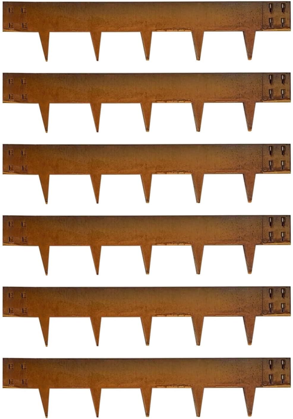 AUCT 20555 - $85 Corten Steel Landscape Edging 8 Inch H x 40 Inch L, 6-Pack 20ft