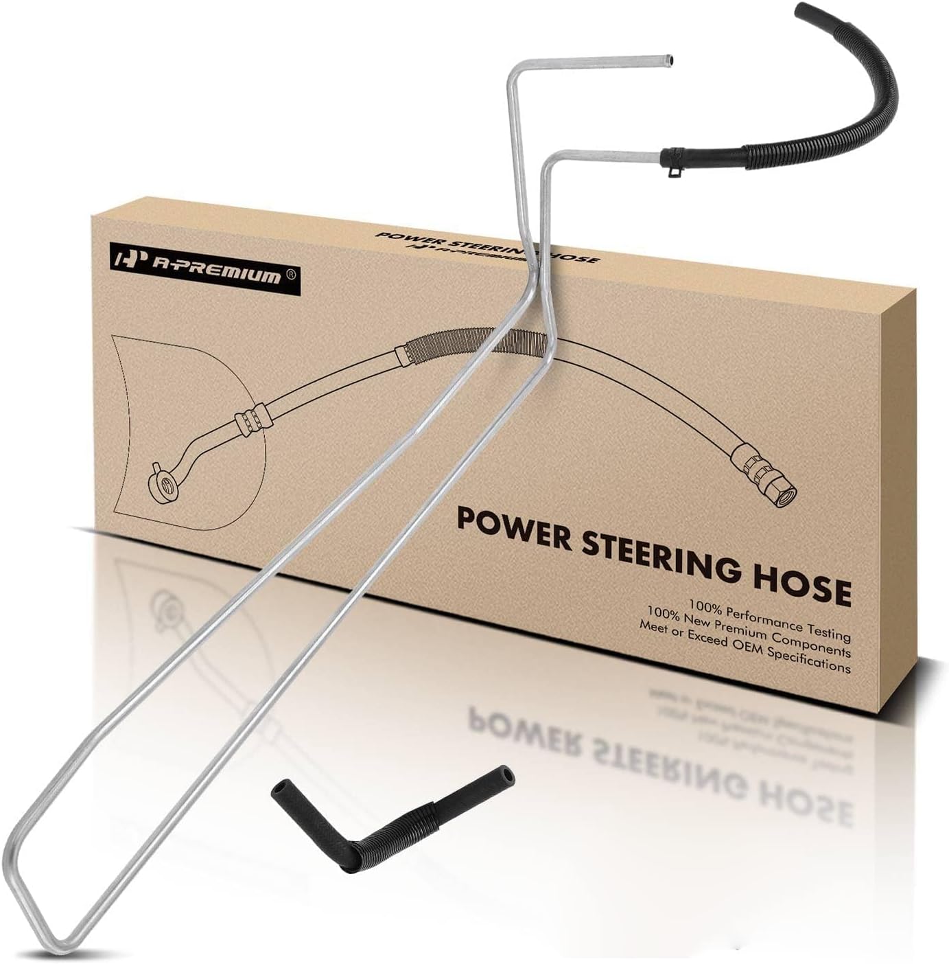 AUCT 22130 - $52 A-Premium Power Steering Return Hose Line Assembly Compatible with Ford