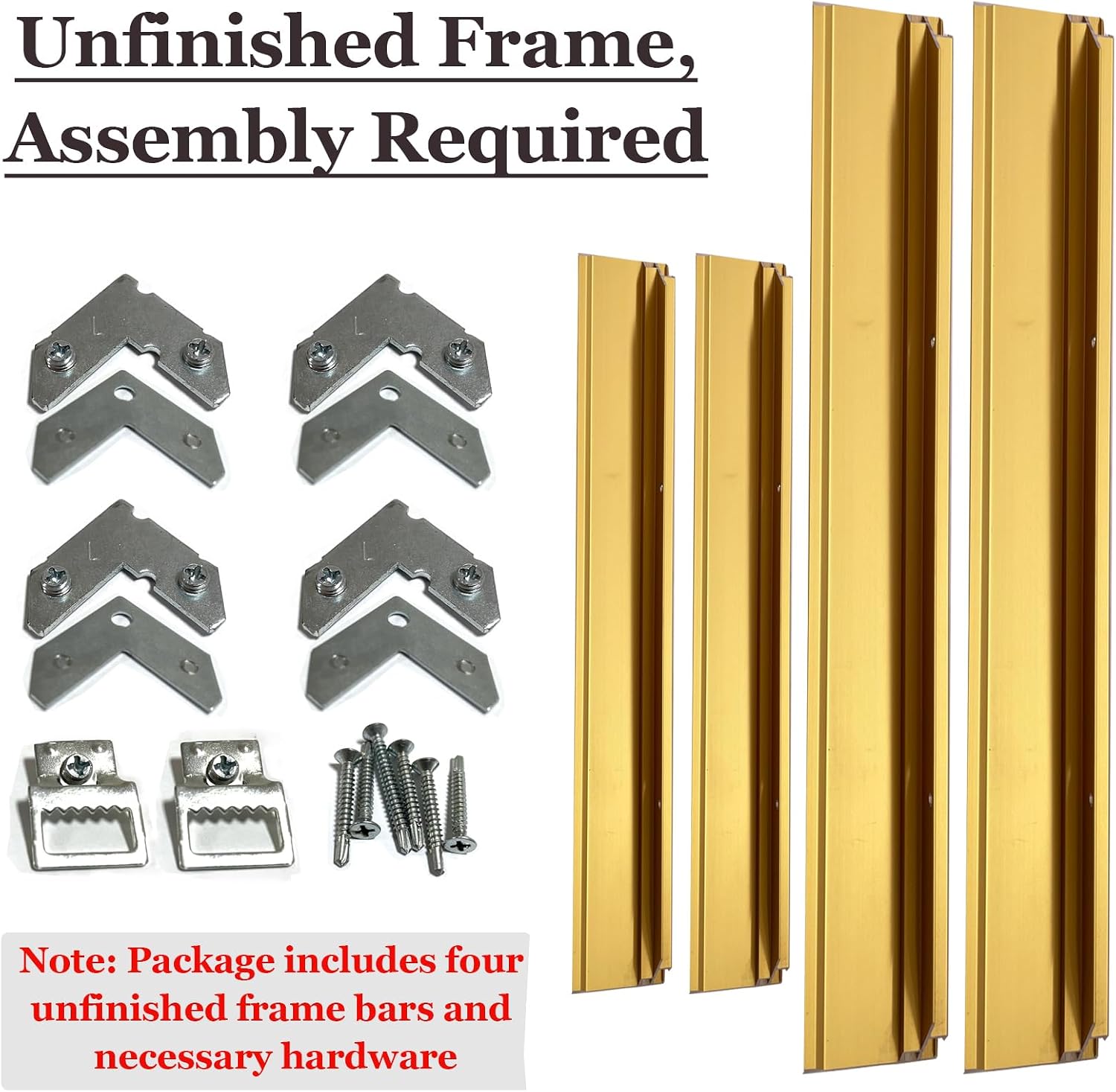 AUCT 22609 - $66 Canvas Floater Frame for 36x48 Oil Paintings Prints, 1.5" Deep DIY Metal Floating Fram - Image 2