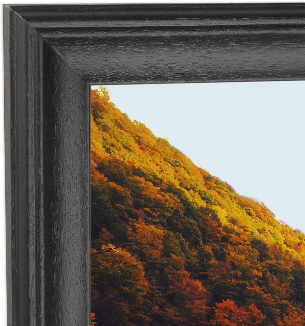 AUCT 20873 - 22x36 inch Picture Frame Solid Wood Black,Suitable for Panoramic Photo Frame, Posters,Pain
