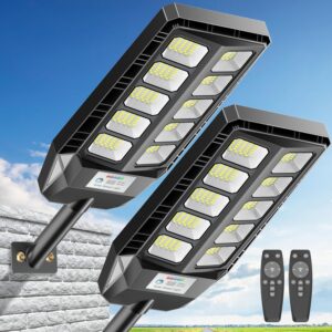 AUCT 20787 - $72 Deepn Solar Lights Outdoor, IP66 Waterproof Street Lights Outdoor, TW001