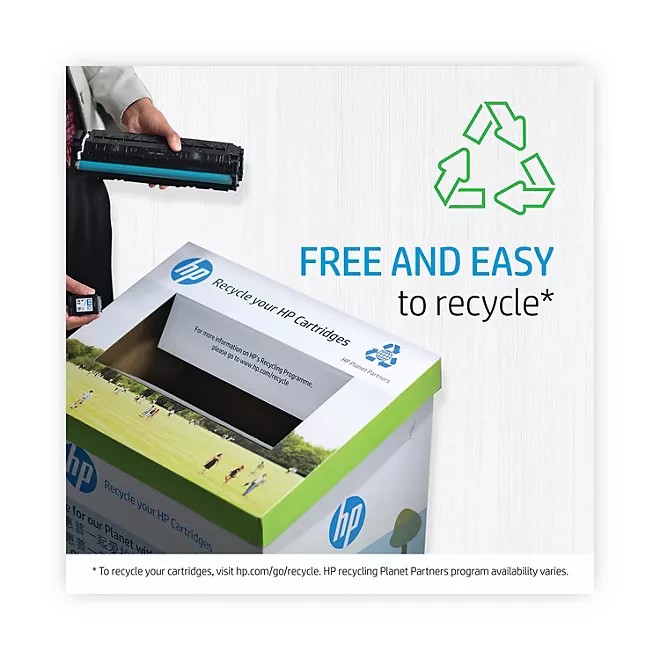 AUCT 20283 - $350 HP 201A 4-Pack Black/Cyan/Magenta/Yellow Original LaserJet Toner Cartridges - Image 4
