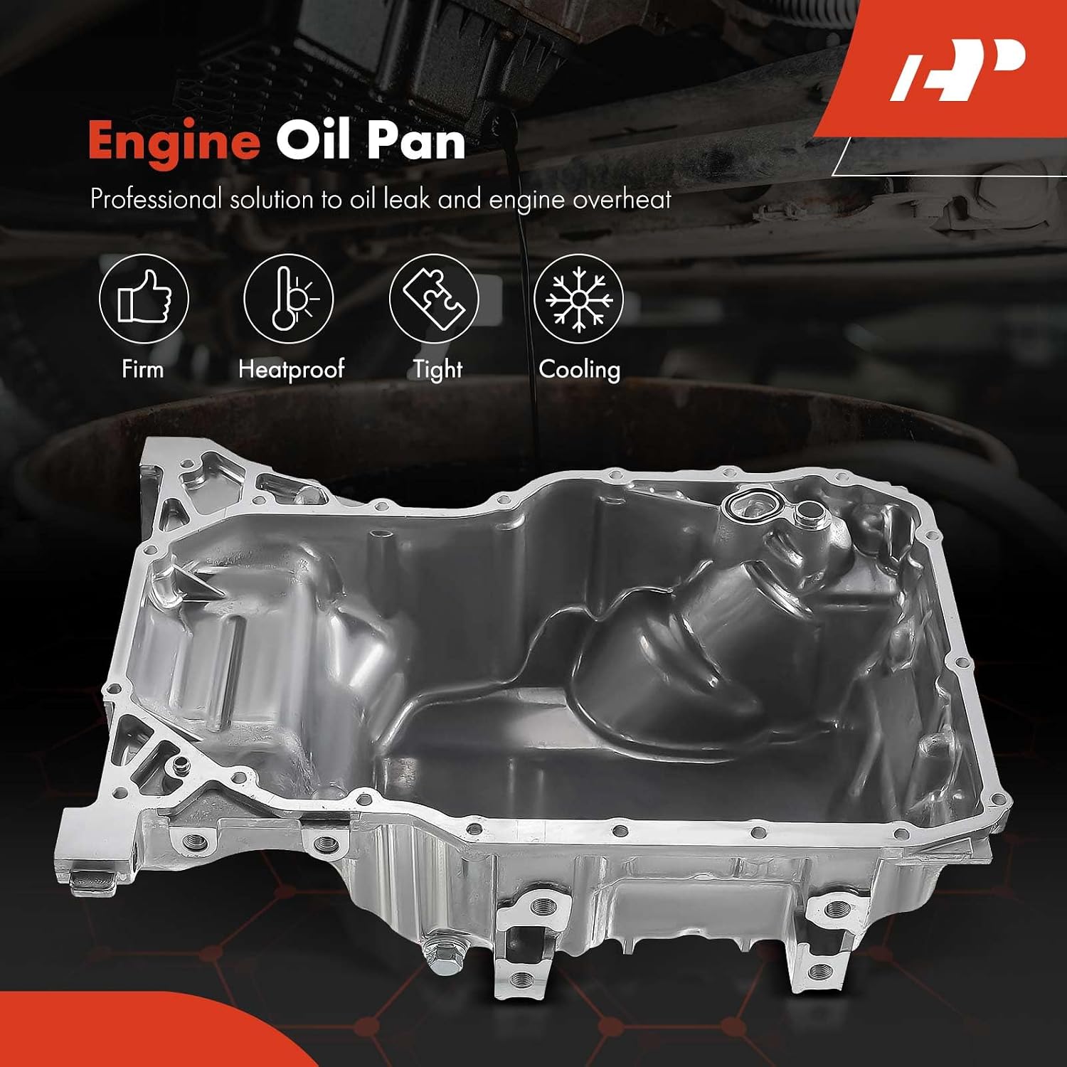 AUCT 20708 - $118 A-Premium Engine Oil Pan Sump with Drain Plug - Image 3