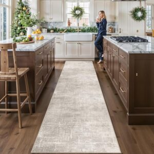 AUCT 21542 - $70 HY HAOYUNLAI 2'6x12 Runner Rugs for Hallways - Soft Kitchen Rug Non-Slip Rug Runner wi
