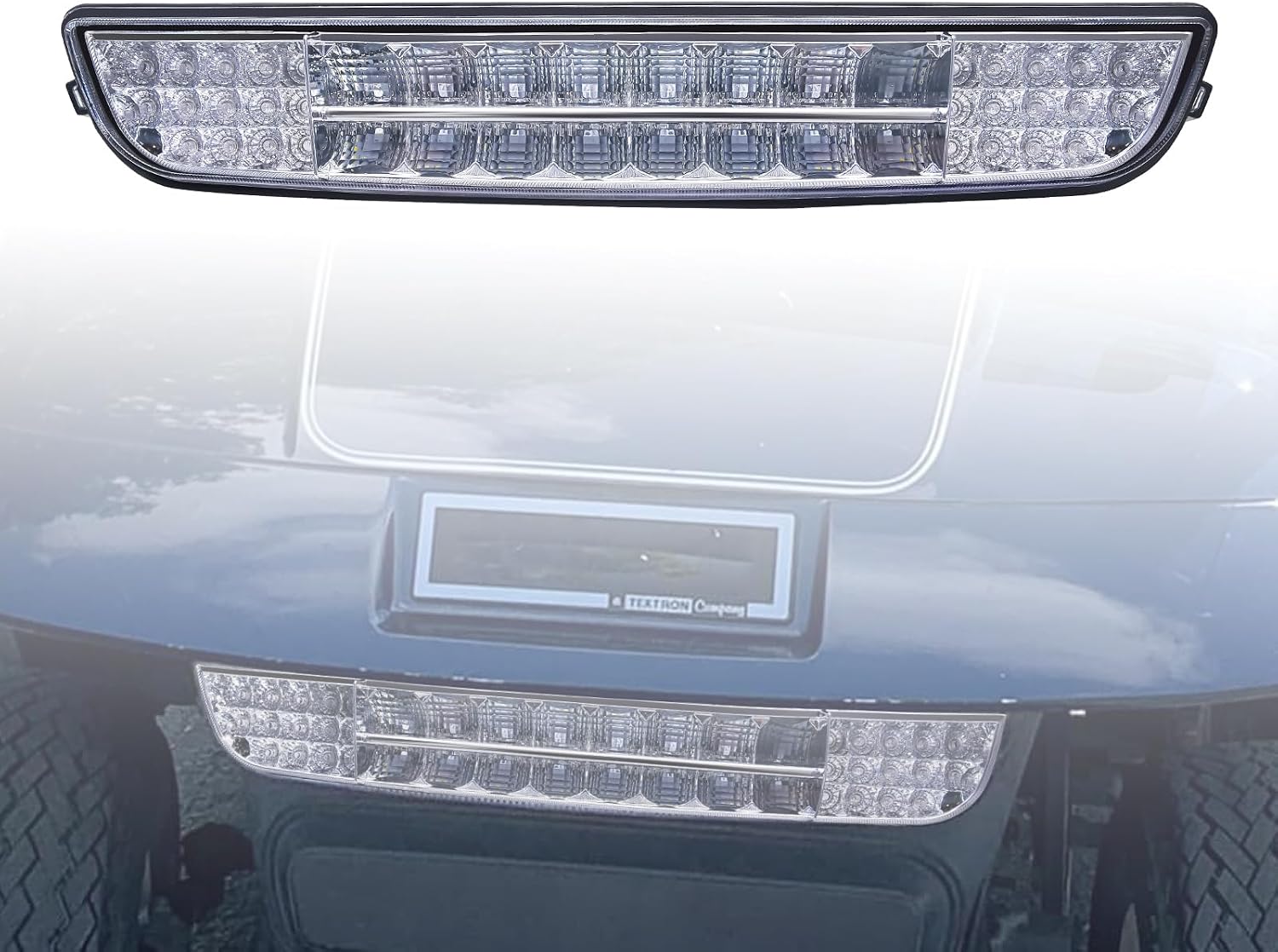 AUCT 20410 - $57 LED Headlight Light Bar for EZGO TXT Golf Cart (1996-2013, Gas & Electric) 12V Repla