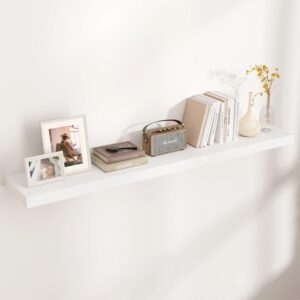 AUCT 21214 - $68 Venusmiles Floating Shelves for Wall, Engineered Wood Wall Shelves with Invisible Brac