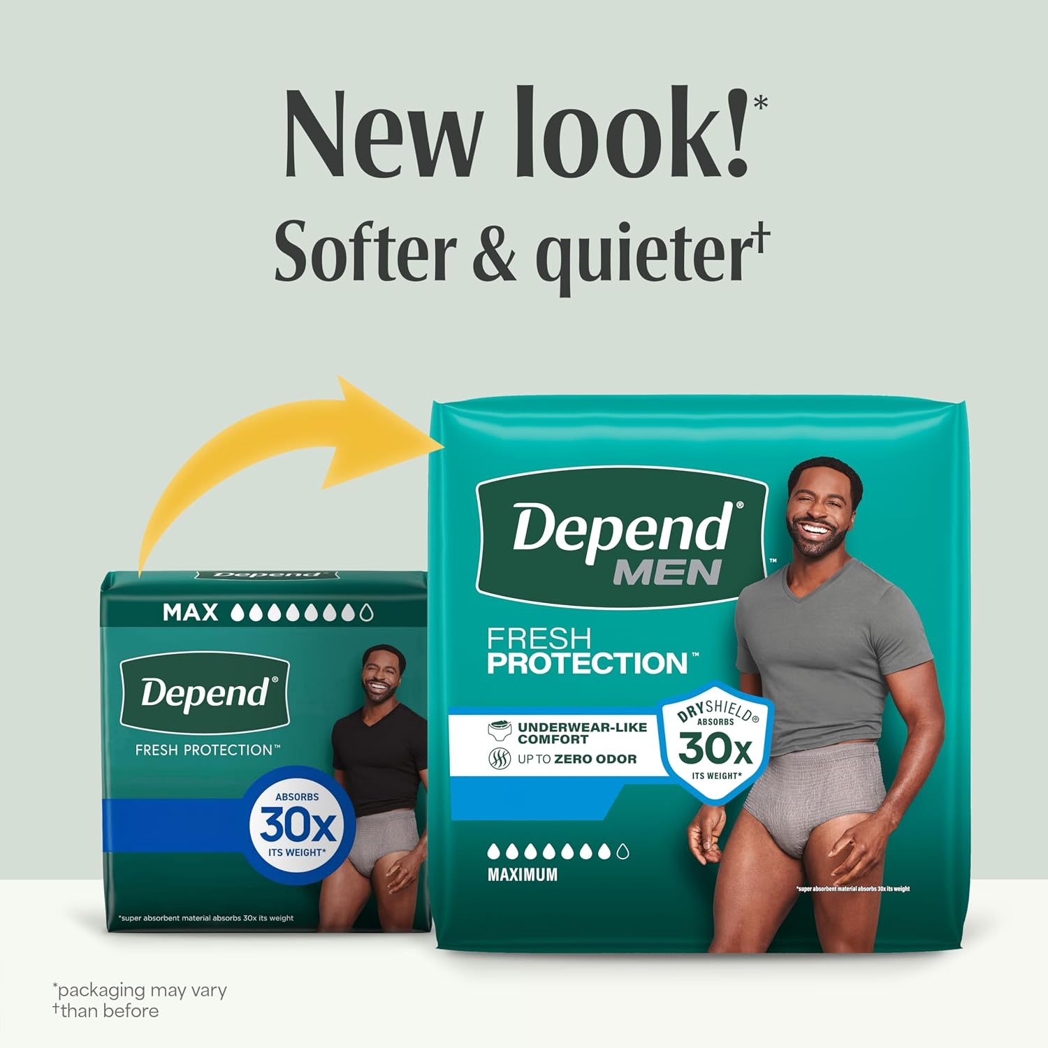 AUCT 20722 - Depend Fresh Protection Adult Diapers for Men, XL, 68 Count - Image 3