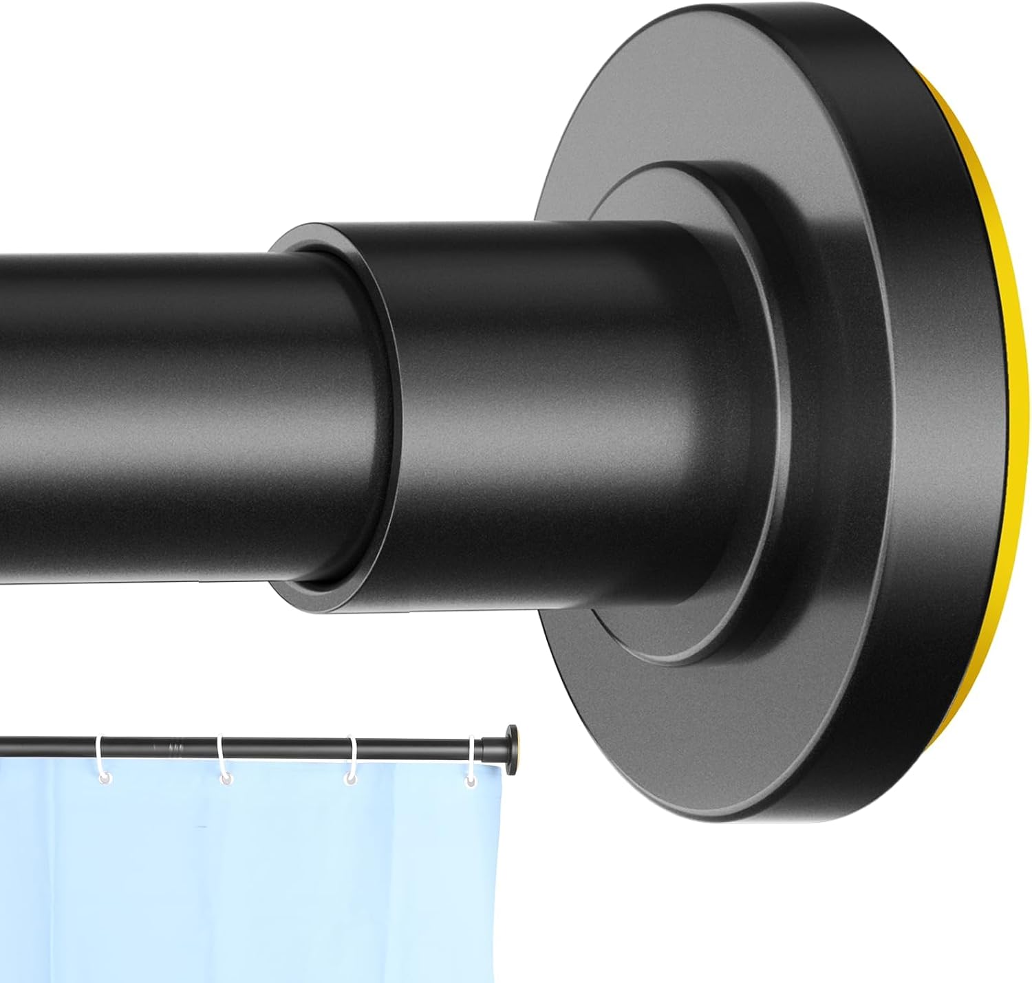 AUCT 22155 - CorkLatta 1" Heavy Duty Black Shower Curtain Rod 31 to 80 Inch,Adjustable