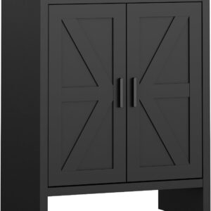 AUCT 20985 - $73 Panana 5 Layer Farmhouse Style Shoe Cabinet, Wooden Freestanding Shoe Rack with 2 Door