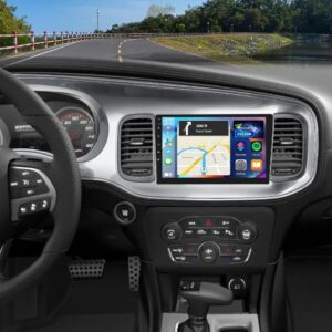 AUCT 21801 - $210 2+64 Volxcereo Car Radio for Dodge Charger 2011 2012 2013 2014 (LHD)