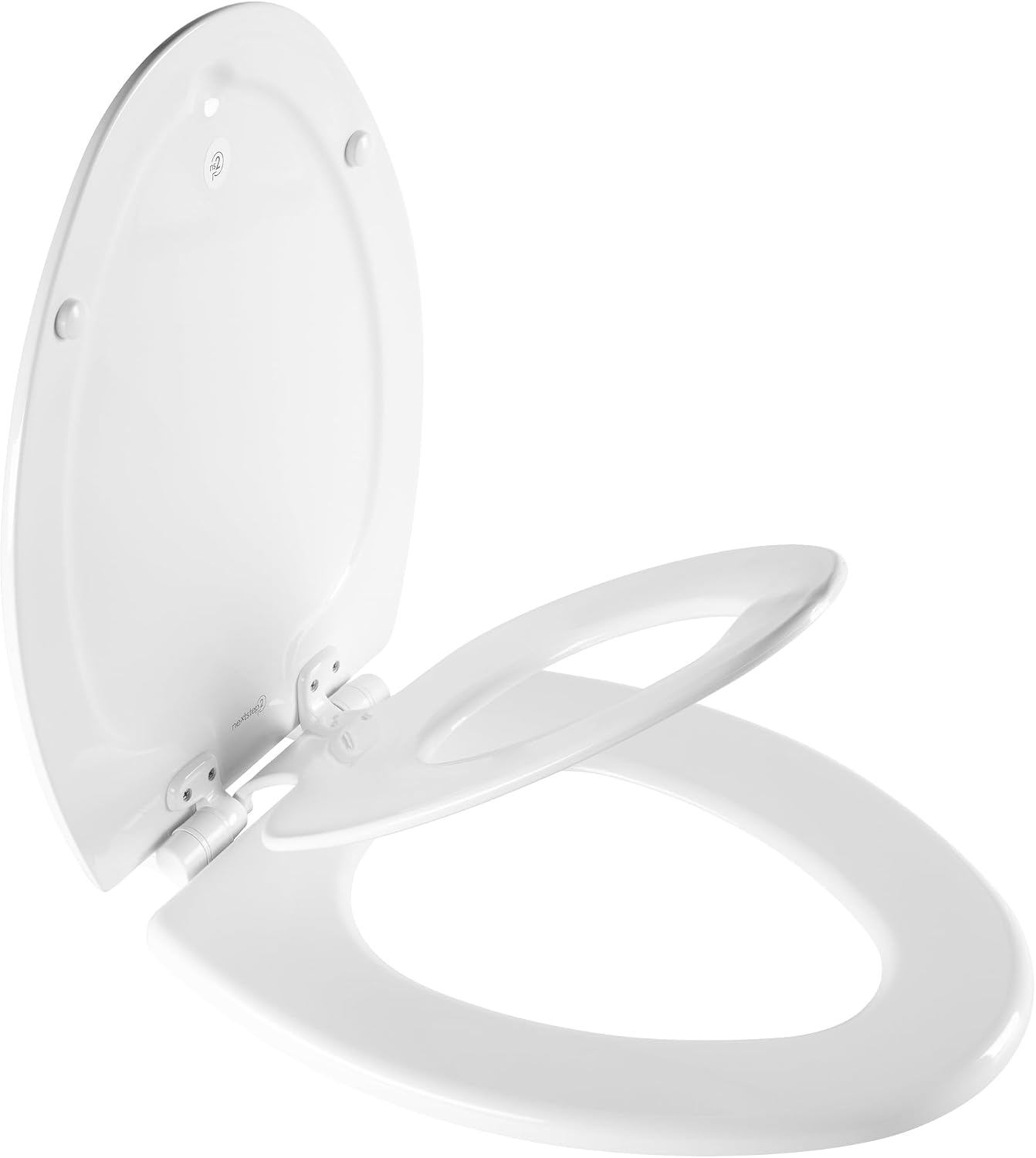 AUCT 22512 - Mayfair NextStep2 Toilet Seat with Built-In Potty Training Seat, Slow-Close, Removable tha