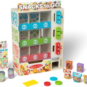 AUCT 20311 - $52 Melissa & Doug Wooden Vending Machine Play Set
