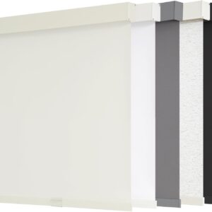 AUCT 22520 - $55 AOSKY Cordless Blackout Roller Shades, 34" W x 72" H, Ivory