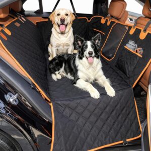 AUCT 20943 - $120 Hard Bottom Car Seat Cover for Dogs, Back Seat Extender for Pets