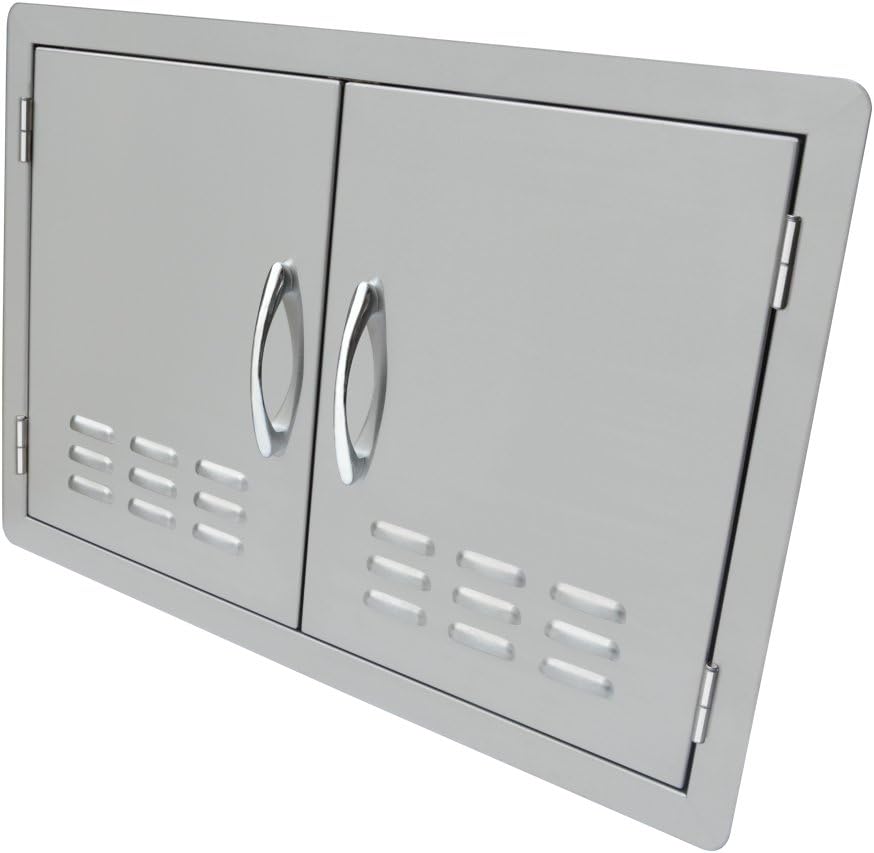 AUCT 22670 - $175 Stanbroil 30" x 21" Vented Double Access Door for Outdoor Kitchen - Image 4