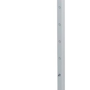AUCT 22631 - SSWBasics Adjustable White Costumer Stand - Single Arm Clothes Rack