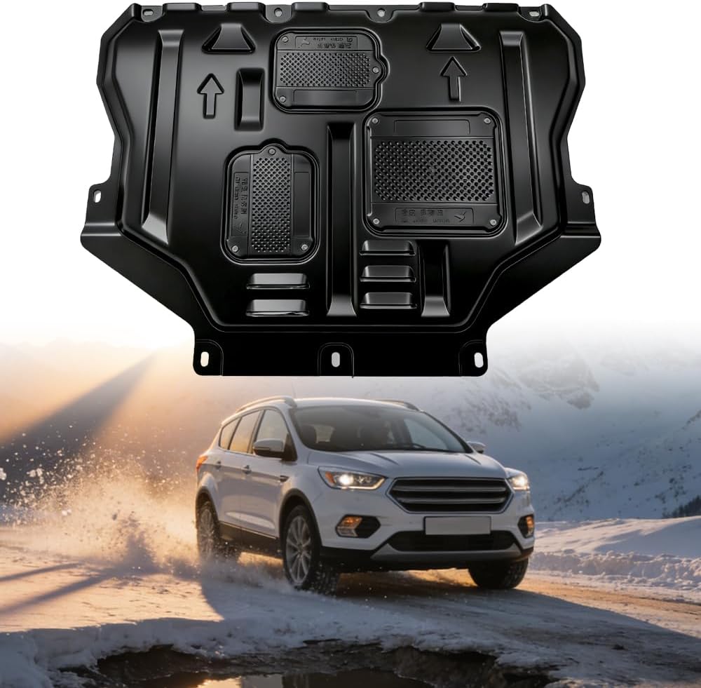 AUCT 22586 - $69 Mud Flaps Engine Guards for Ford Escape 2013 2014 2015 2016 2017 2018 2019 Front Engin - Image 2