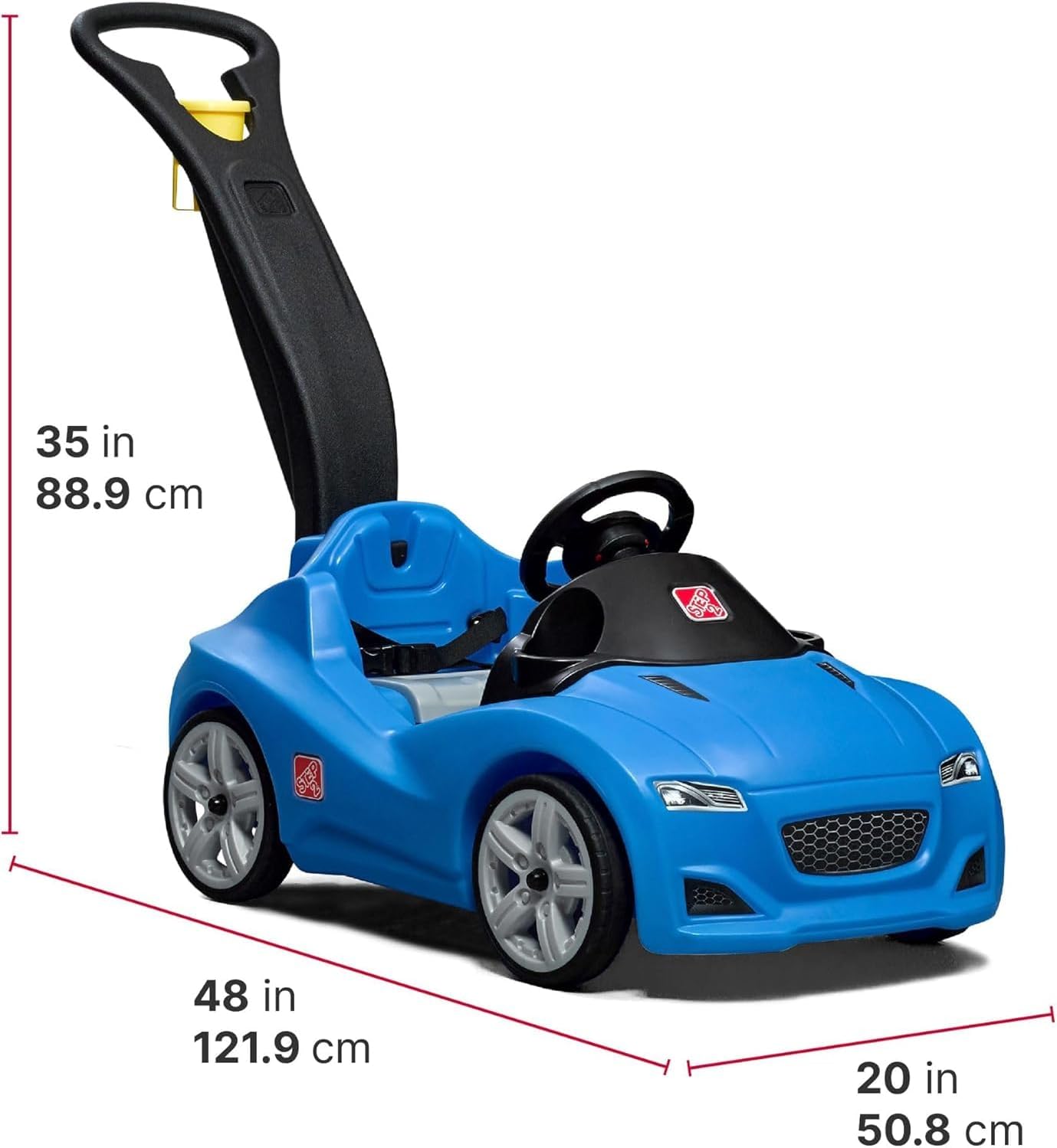 AUCT 22654 - $85 Step2 Whisper Ride Cruiser Kids Push Car, Ride On Toy, Stroller Substitute, Includes S - Image 2