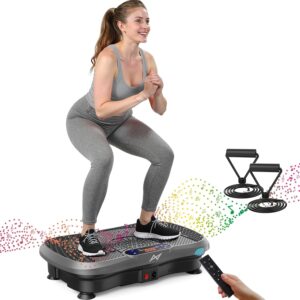 AUCT 21145 - $130 AXV Vibration Plate Exercise Machine Fitness Platform Body Vibrating Board