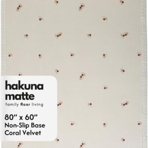 AUCT 22316 - $100 Hakuna Matte CloudSoft Baby Play Mat for Floor 60" x 80" Flowers