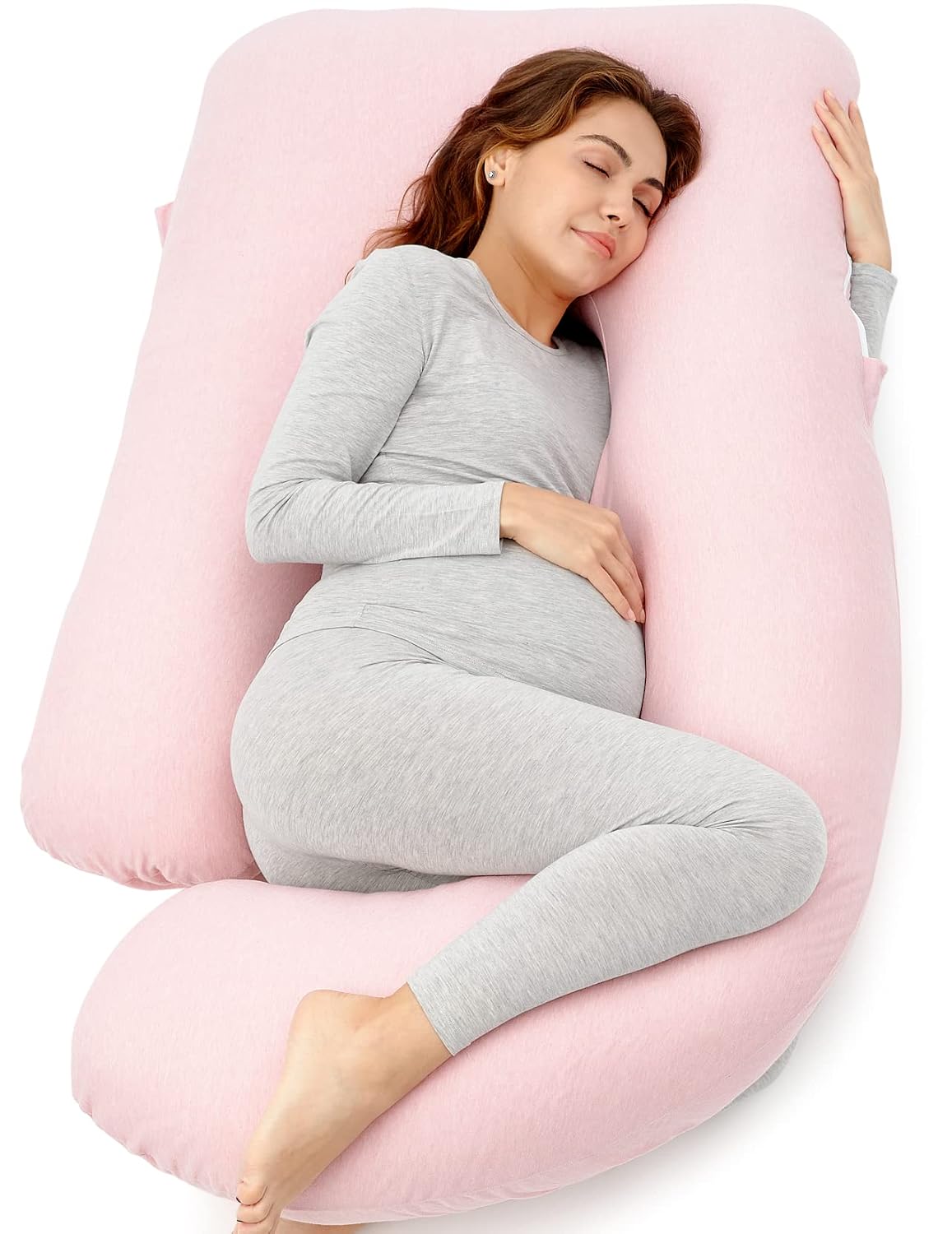 AUCT 20835 - $56 Momcozy Pregnancy Pillow for Sleeping - U Shaped Full Body Maternity Pillow