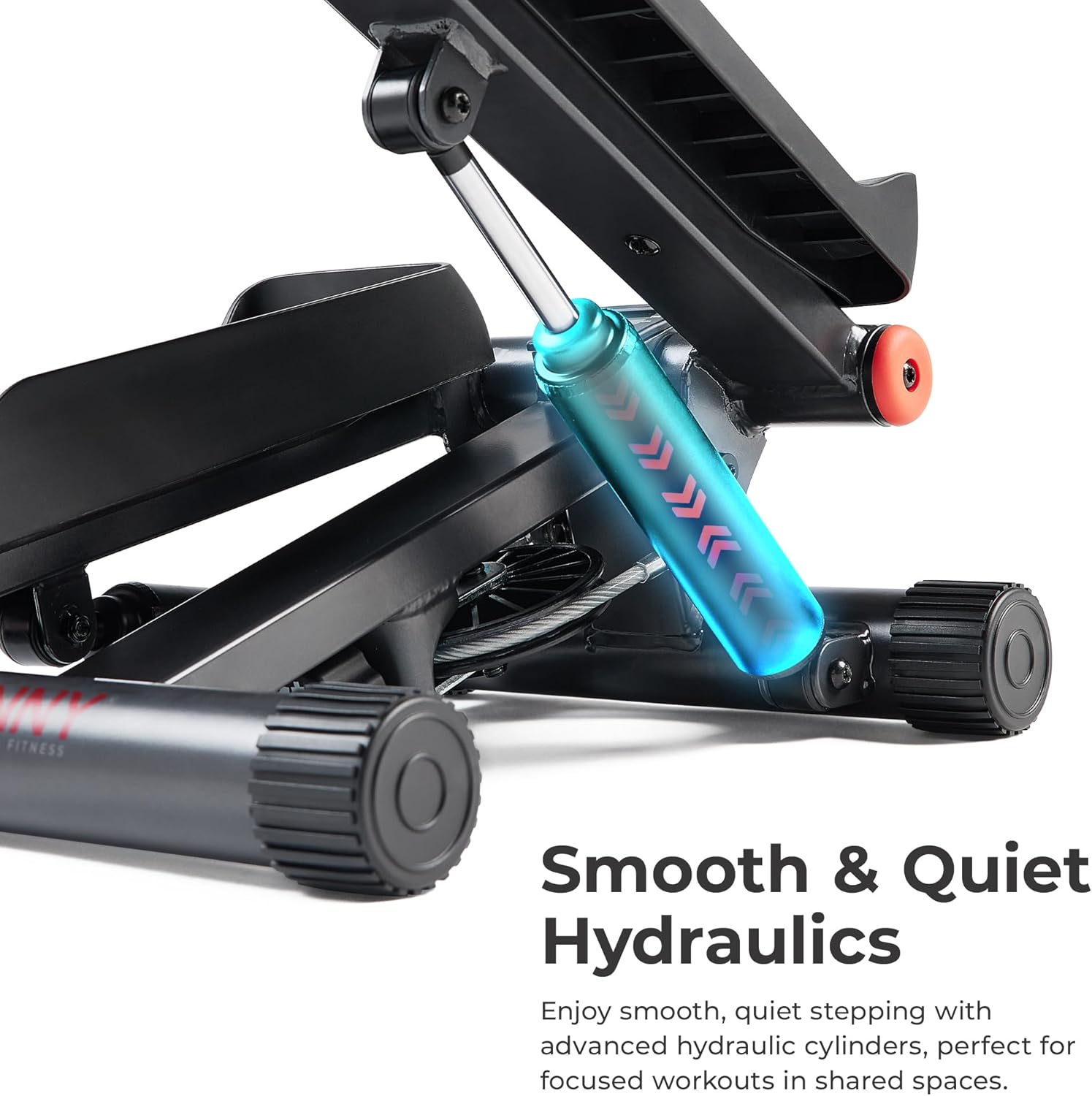 AUCT 21152 - $70 Sunny Health & Fitness Mini Stair Stepper w/Resistance Bands for Home Gym - Image 3