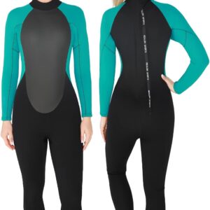 AUCT 21832 - $133 Mens Womens Wetsuit 5/4mm Neoprene Scuba Diving Long Sleeve Back Zipper Thermal Wet S
