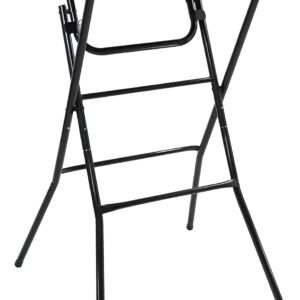 AUCT 21583 - $63 Cocktail Table, D32in x H43.3in Folding Round Cocktail Table High Top