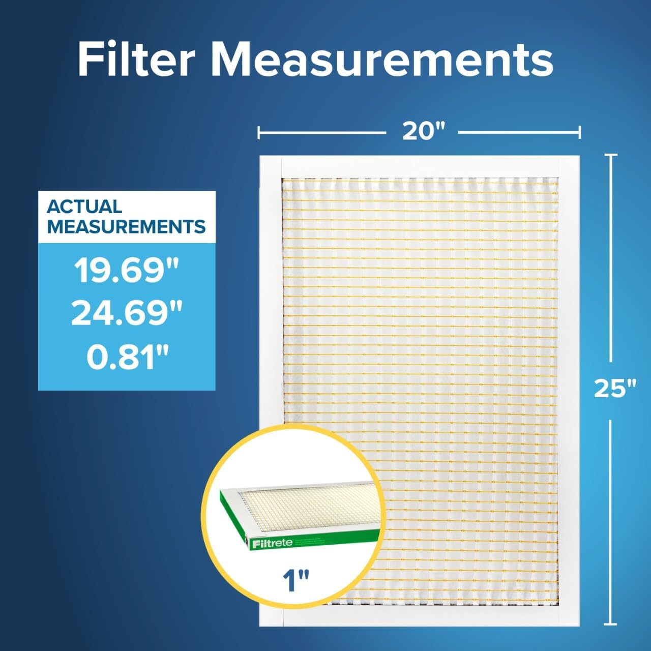 AUCT 20880 - $60 Filtrete 20x25x1 AC Furnace Air Filter, MPR 700, MERV 8, Tough on Pollen, Easy on Airf - Image 2