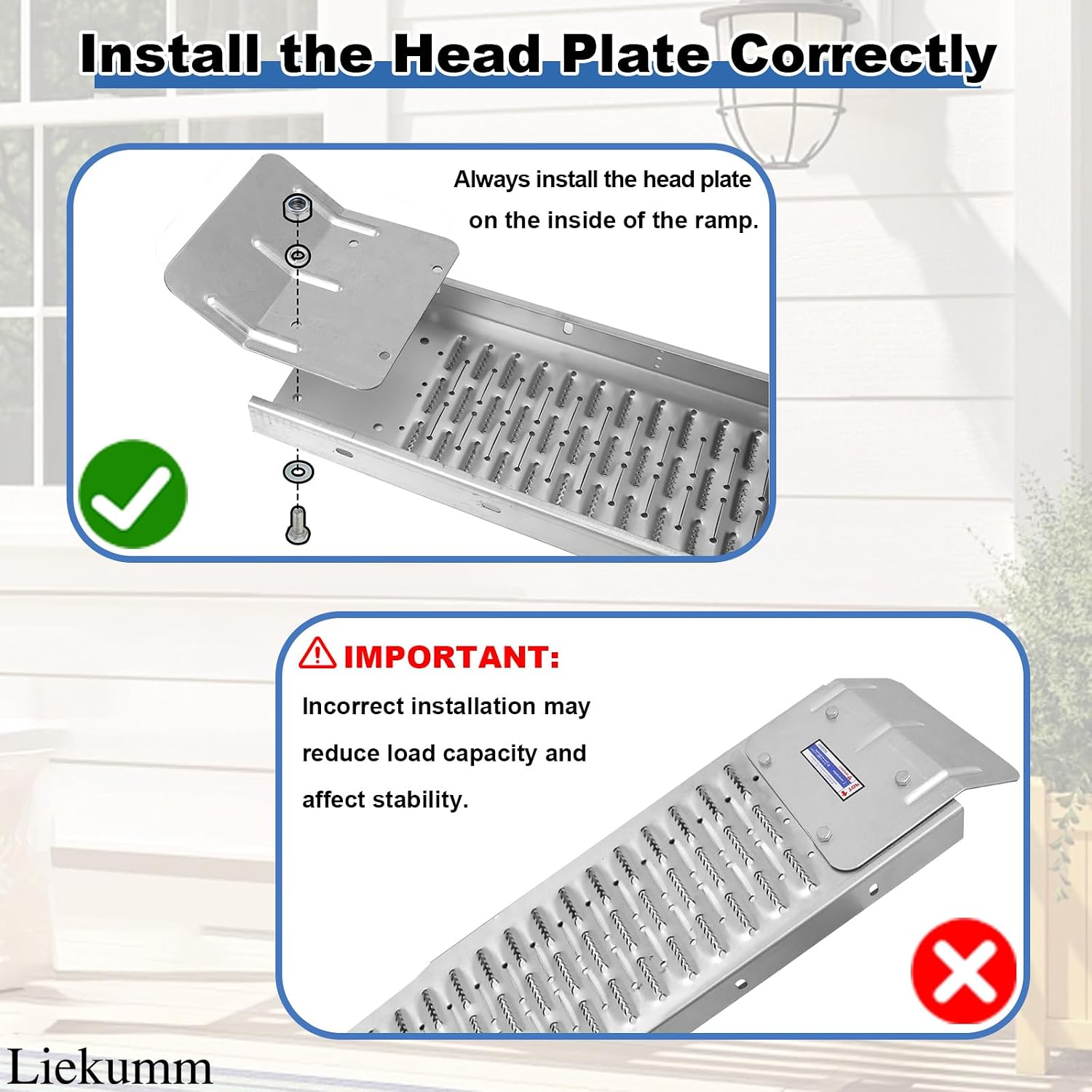 AUCT 22581 - $122 LIEKUMM 74" ATV Ramps 2-Pack, 880 lbs Loading Ramps for Pickup Trucks - Image 4