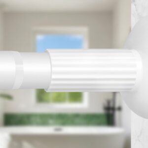 AUCT 22030 - Tension Curtain Rod 51-86 Inch, Curtain Rod No Drilling for Window or Bathroom Closet, Out
