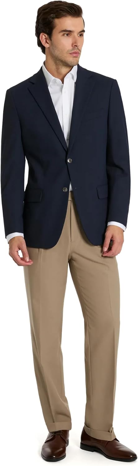 AUCT 21536 - $148 Michael Kors Men's Twill Koop Classic Regular, Big & Tall Sport Coat, Performance Fab