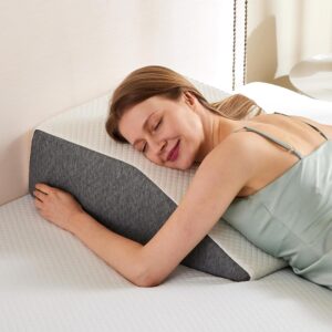AUCT 20487 - Sweetcrispy 7 Inch Wedge Pillow, Sleep Apnea Pillow, Neck Support